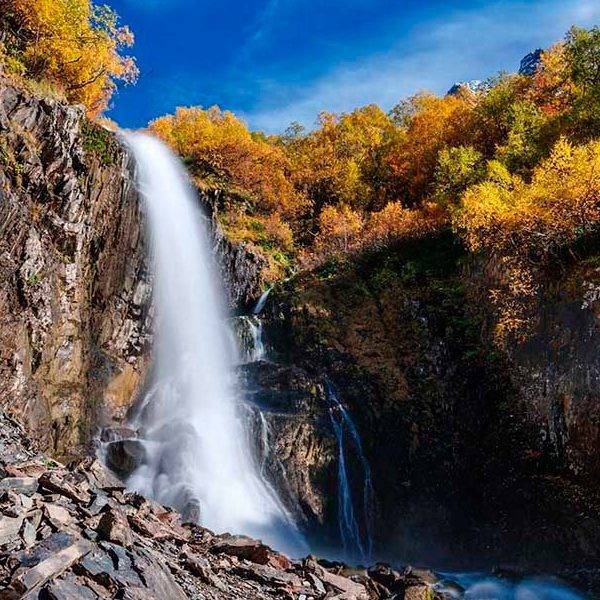 Чучхурские водопады в Домбае